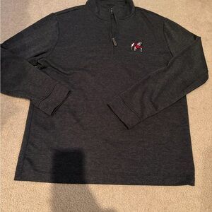 Vineyard Vines University of Georgia Quarter-Zip Sweater